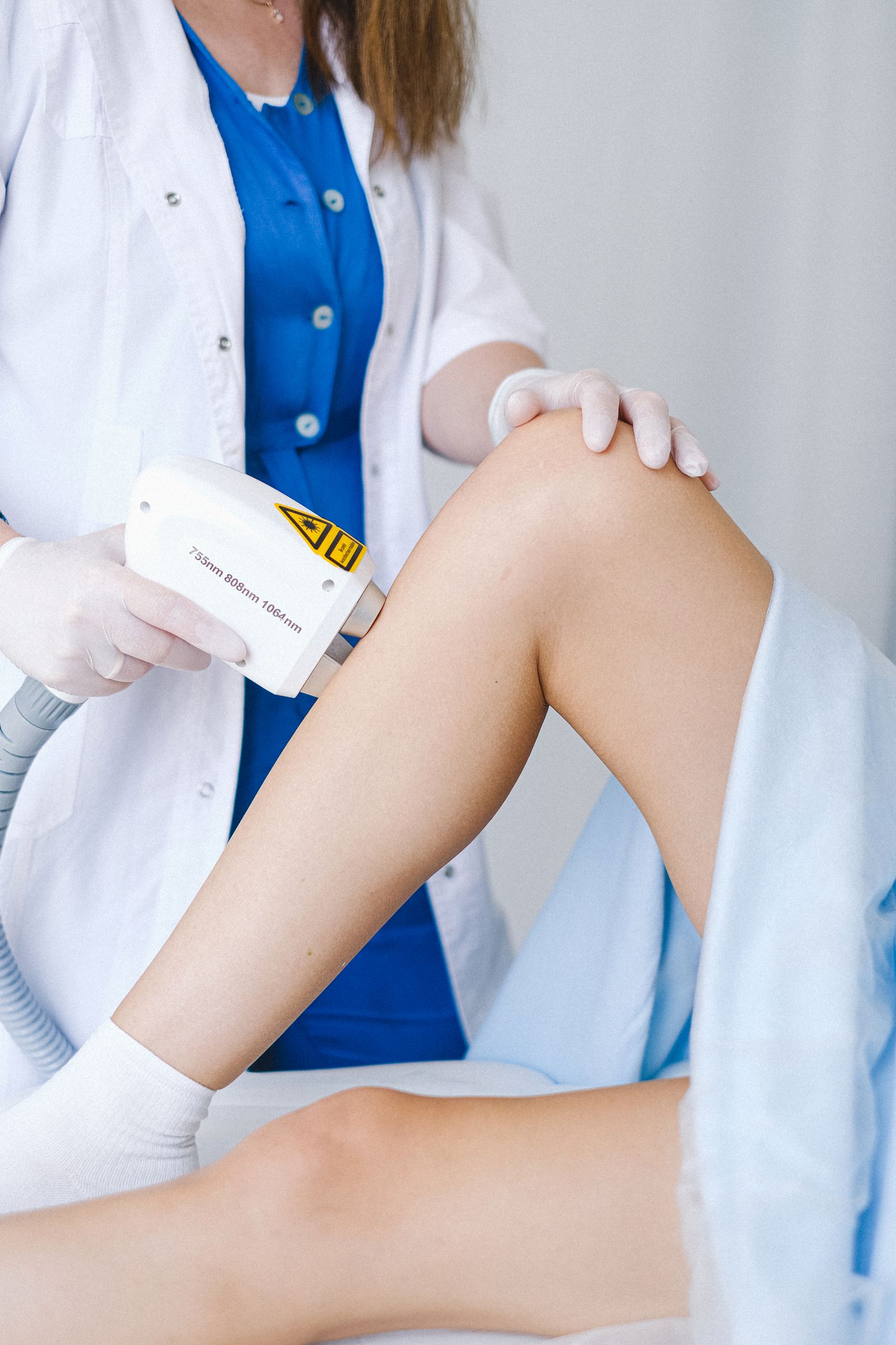 Atendimento de depilação a laser